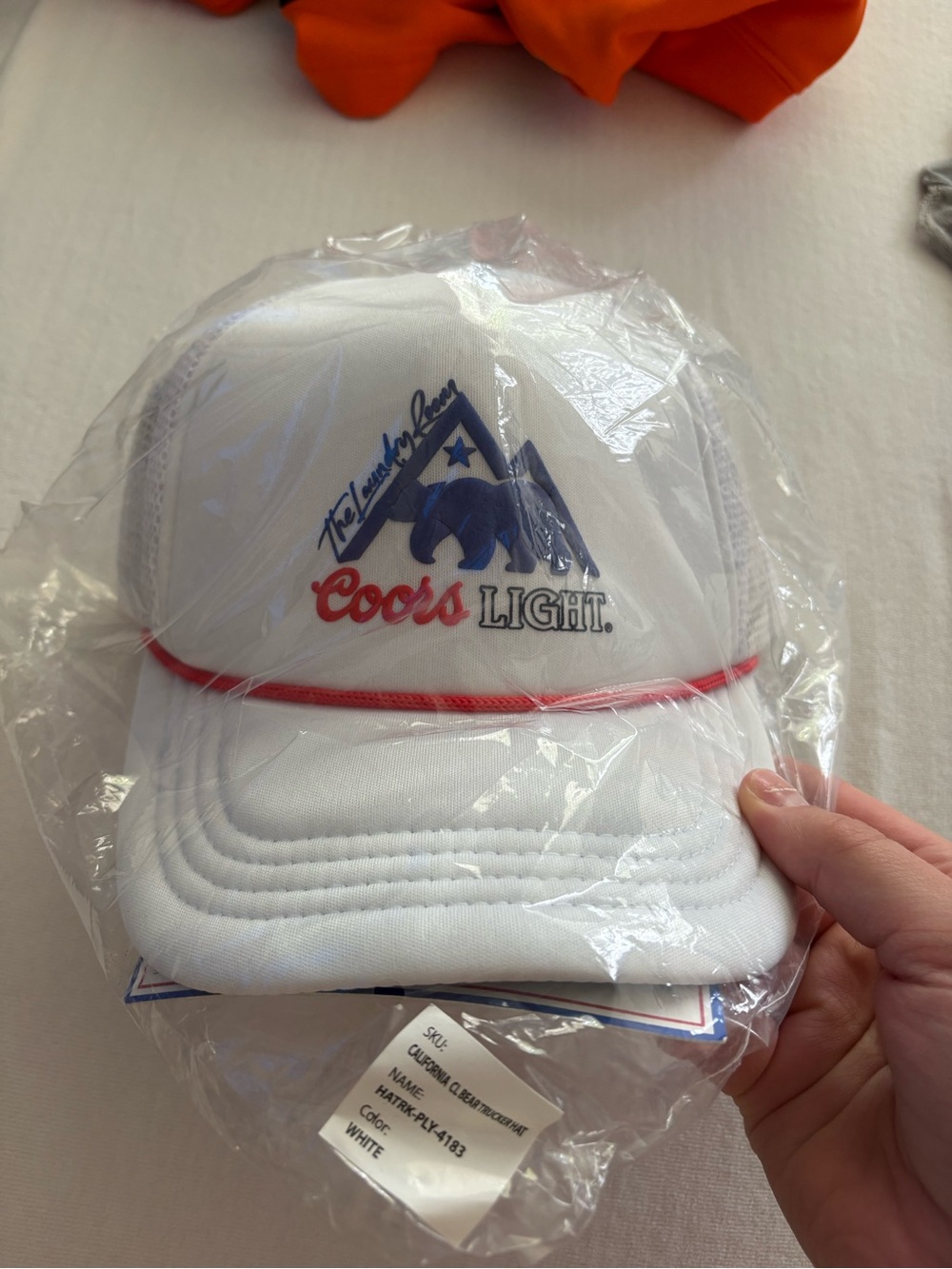 The Laundry Room x Coors Light Hat NWT